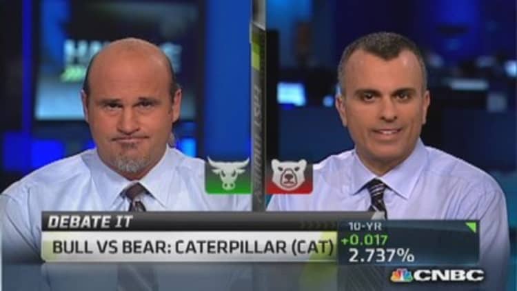 Bull vs. bear on Caterpillar