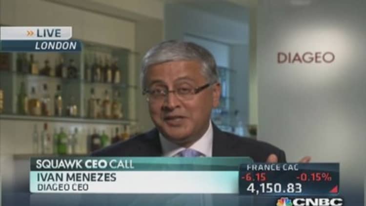 Diageo CEO: Tequila & whisky hot now