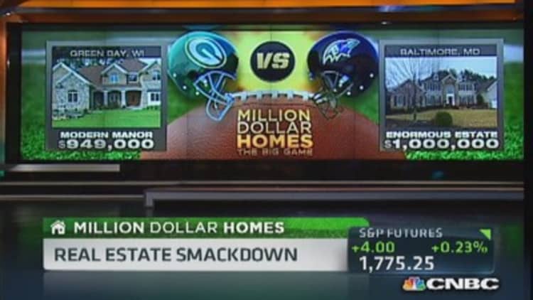 Million-dollar homes: Packers vs. Ravens