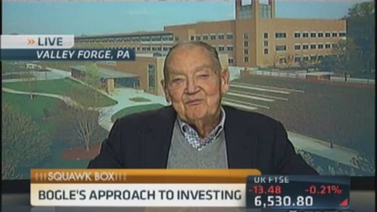 Bogle: Earnings don't mean what they used to