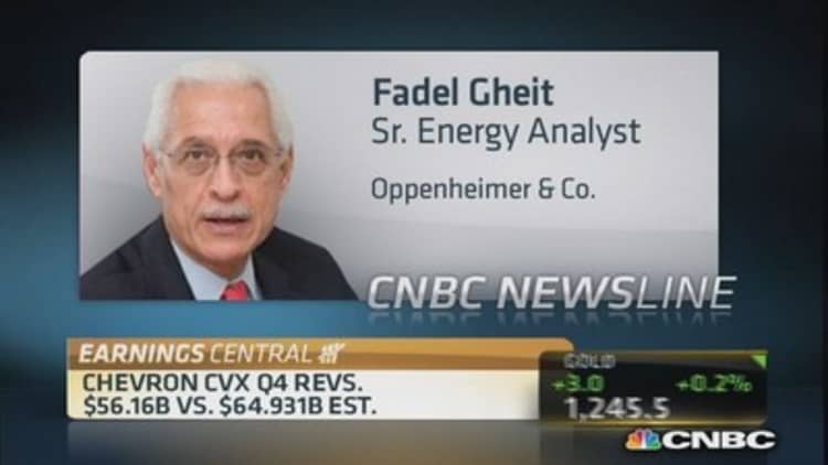 Chevron will see declining earnings into 2015: Analyst
