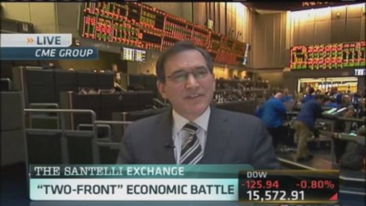 Santelli Exchange: 'Two-front' battle