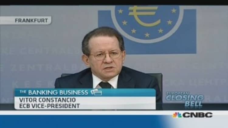 Stress tests to boost recovery: ECB's Constancio