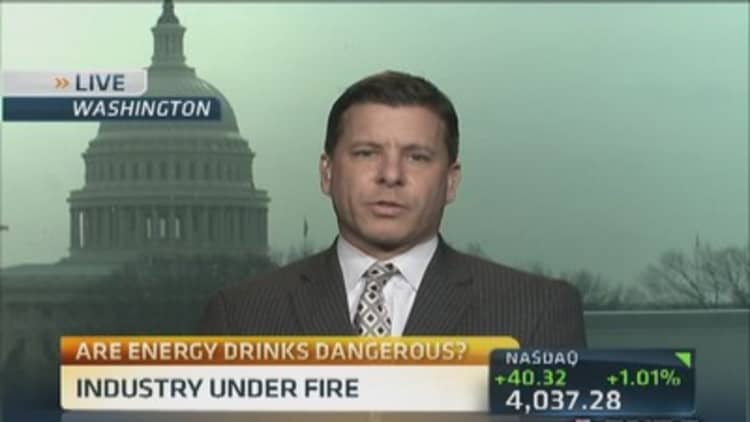 Danger of energy drinks