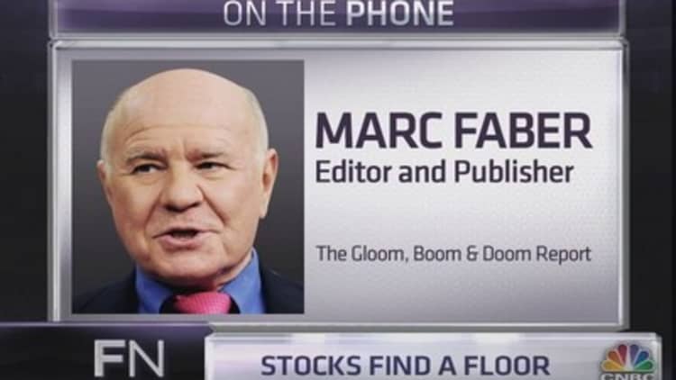 Marc Faber's take on the selloff