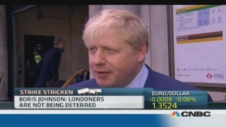 London is 'open for business': Boris Johnson