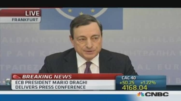 'Broad-based economy' remains weak: Draghi