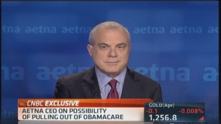Aetna CEO: Pulling out of Obamacare an option