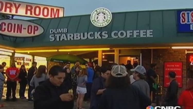 'Dumb Starbucks' says it parodies real Starbucks