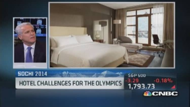 Hotel construction challenges at Sochi