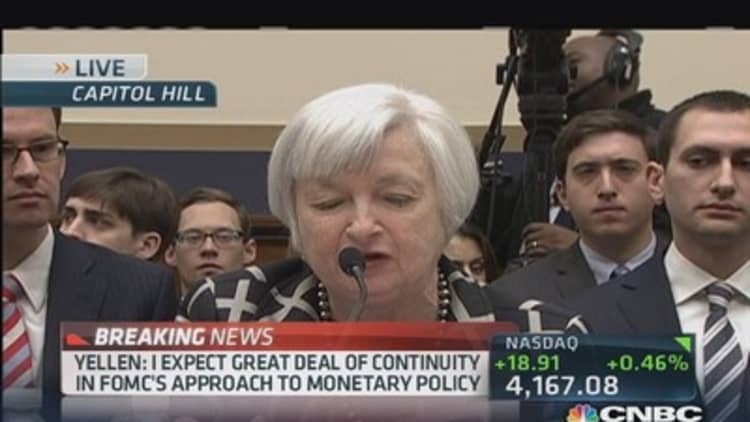 Yellen: Labor recovery 'far from complete'
