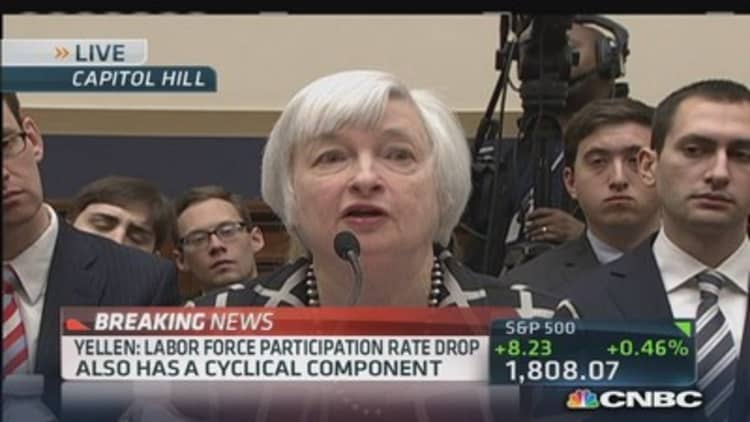 Yellen: Surprised at pace of job creation