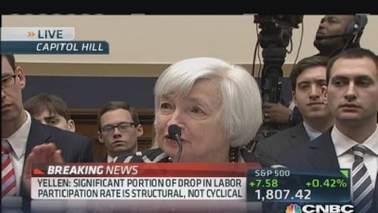 Yellen: Interest rates low for fundamental reason