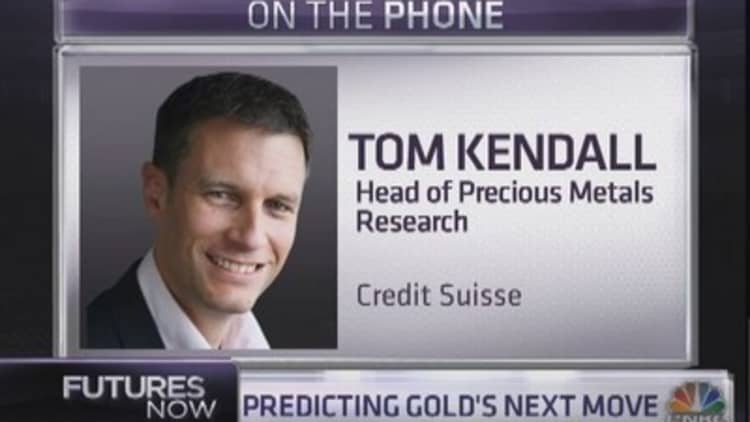 Gold could fall to $1,000: Credit Suisse expert