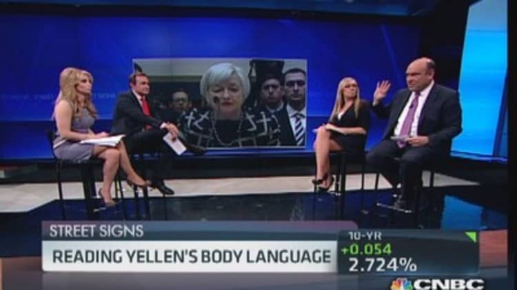 Power of Yellen's body language