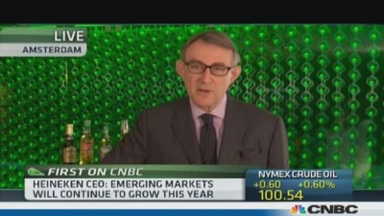 Heineken will grow at slower pace in EM: CEO