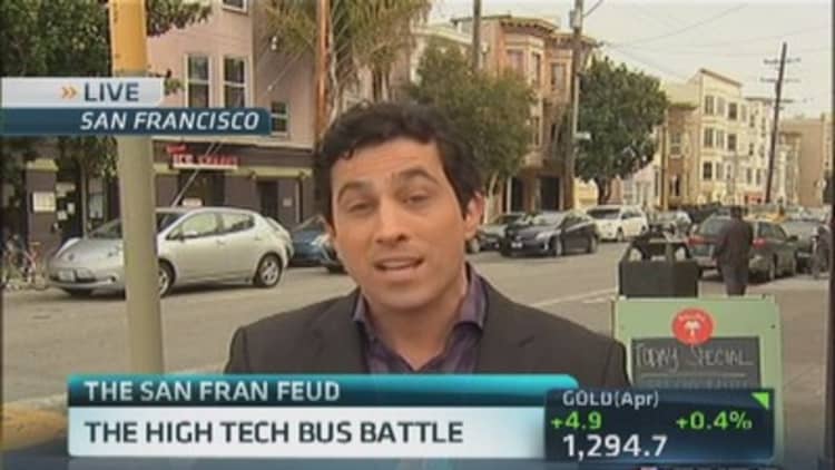 The San Fran bus feud
