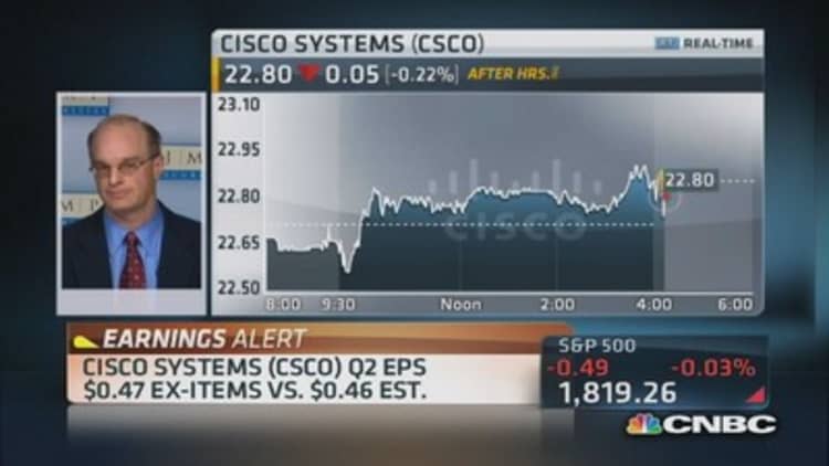 Cisco not high-growth company: Pro