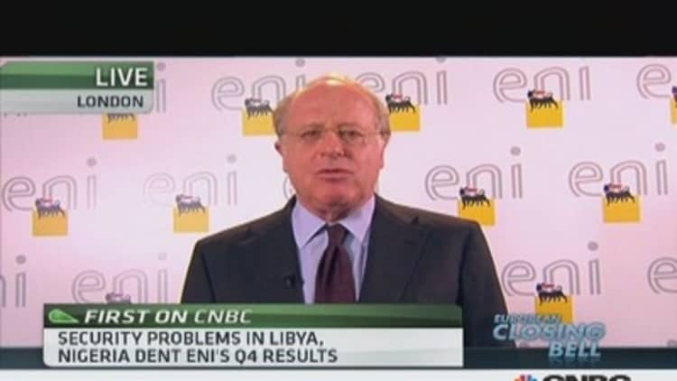 We are comfortable upping dividend: ENI CEO