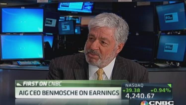 AIG's Benmosche: Doing things in a very proprietary way