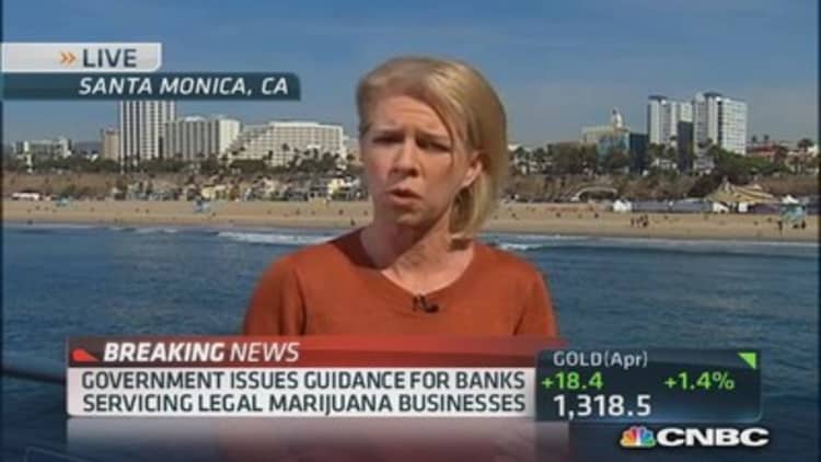 New pot banking rules