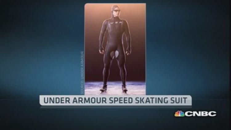 Under Armour under fire for speed skating suits