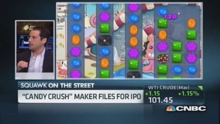 'Candy crush' maker files for IPO