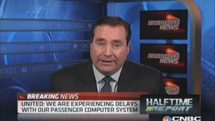 United Airlines computer system delays