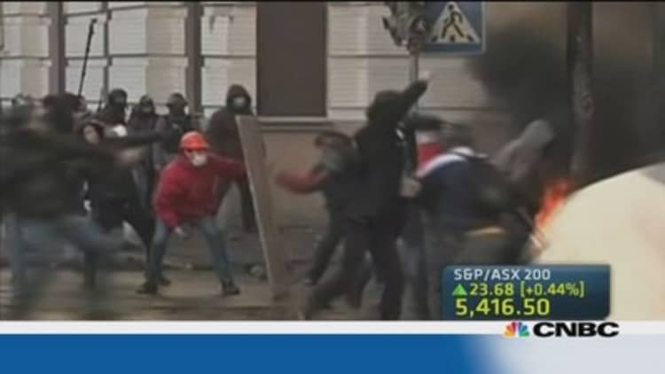 Kiev sees worst day of violence in 12 weeks