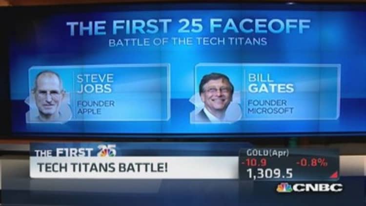 Battle of the tech titans: Jobs vs. Gates