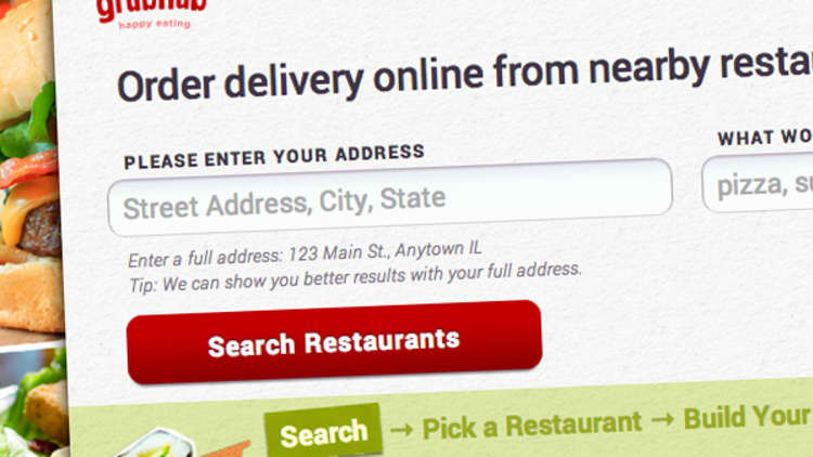 GrubHub CEO aims to 'own last mile'