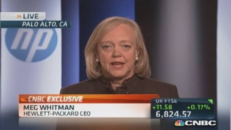 HP CEO Whitman: Have to be organized to compete