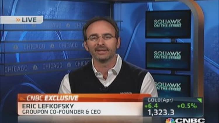 Groupon CEO: We're in 'rare air' with mobile