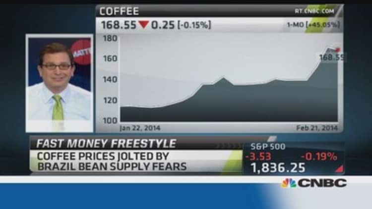 Coffee jolted by Brazil bean supply