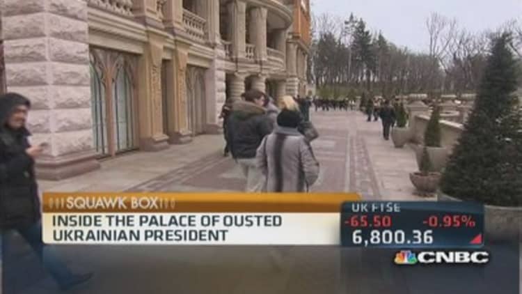 Inside the palace of ousted Ukrainian president