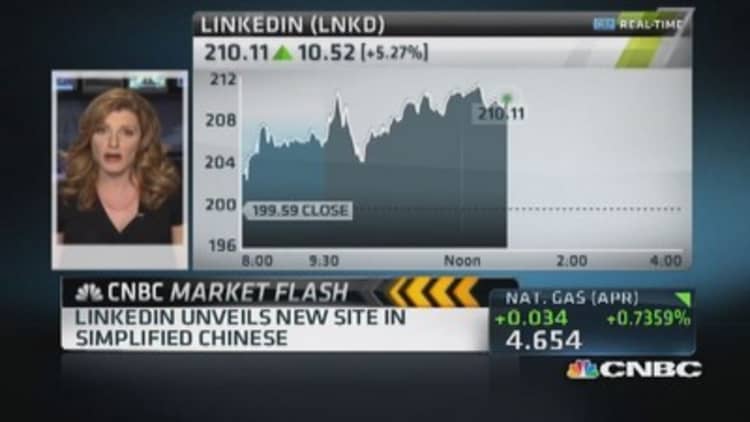 LinkedIn launching site in China