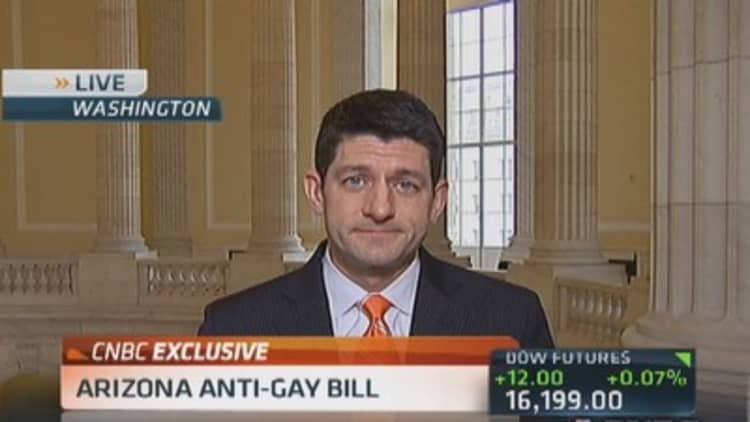 Rep. Ryan: I voted for ENDA