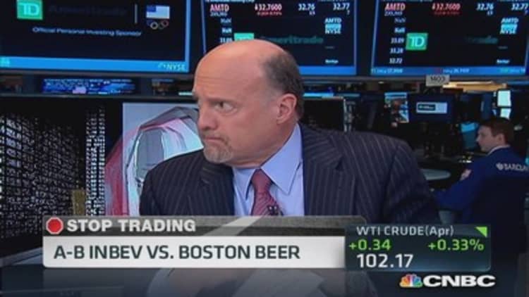 Cramer's Stop Trading: BUD vs. SAM