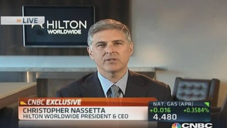 Hilton CEO: Asia-Pacific leading growth