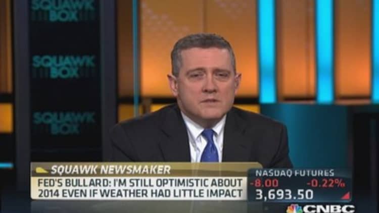 Bullard: Deck has been cleared for US growth