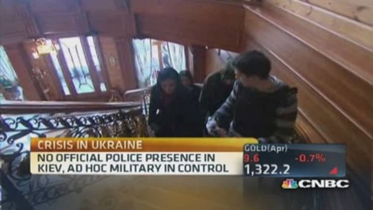 No official police presence in Kiev