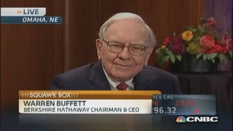 Buffett: Climate change has had no effect on insurance market