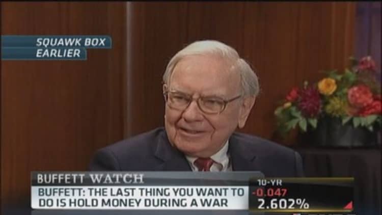 Warren Buffett not discouraged by Ukraine