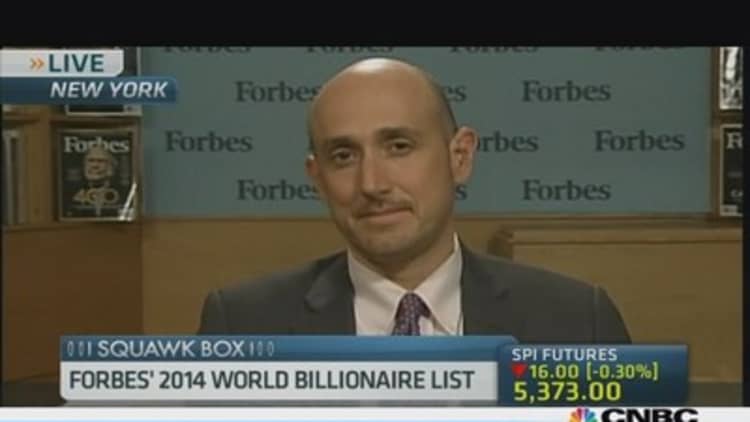 Reading into Forbes' billionaires list for 2014