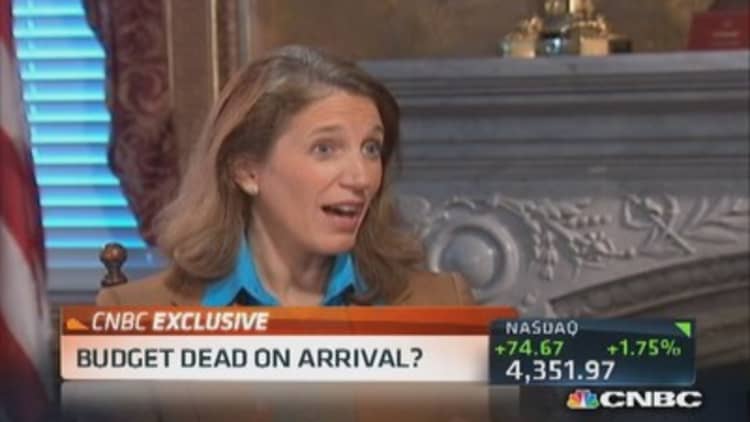OMB Director Burwell: Influencing debate on fiscal policies