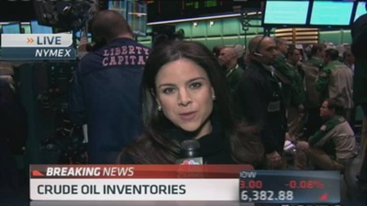 EIA inventory report up 1.4 million barrels