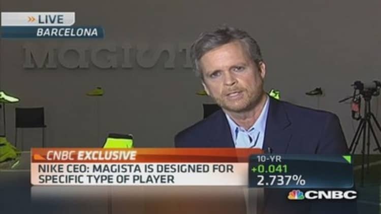Nike CEO: 'Magista' shoe designed for 'creative attack player'