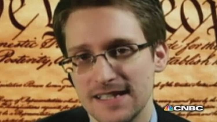 NSA whistleblower Snowden speaks