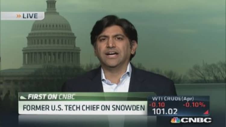 Snowden had his chance: Former US CTO