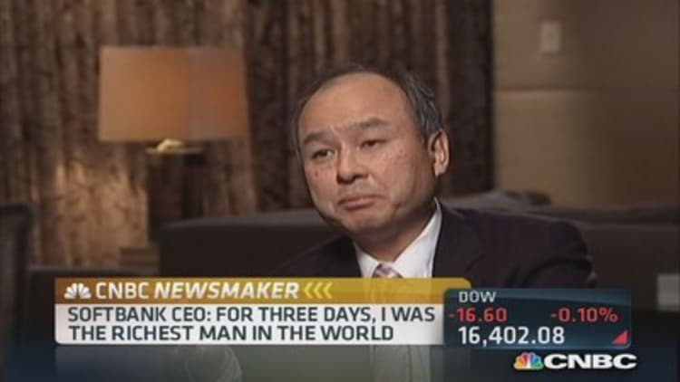 Masayoshi Son:  Lost a billion a year for 4 years